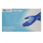 ถุงมือไนไตร MG PRO Powder Free สีน้ำเงิน