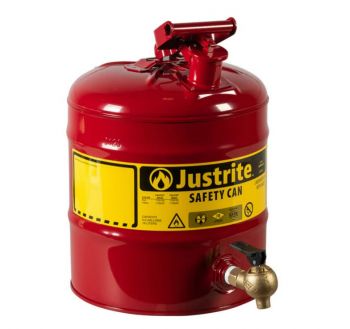 ถังนิรภัย Justrite พร้อมก็อกสำหรับจ่ายสารเคมี รุ่น 7150140