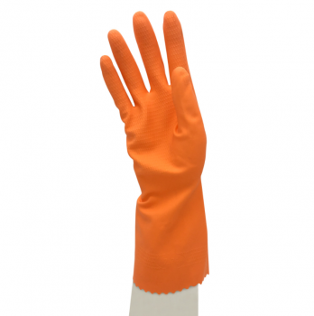 ถุงมือยาง Synos kleo รุ่น Nova 55 สีส้ม