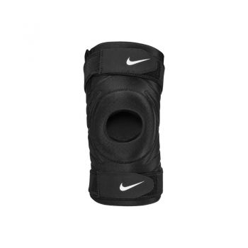 Nike ปลอกรัดหัวเข่า Pro Open Knee Strap Sleeve | Black/White