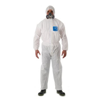 ชุด PPE ป้องกันสารเคมี  AlphaTec® 2000 COMFORT สีขาว